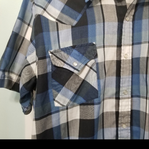 ely cattleman western shirts for men - size Large - Picture 4 of 4